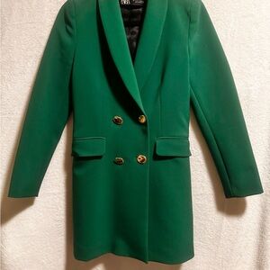 Zara Emerald Green Women's Blazer